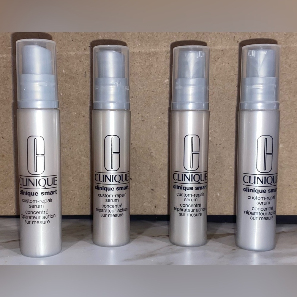 CLINIQUE Smart Custom-Repair Serum (.34oz/10mL) Travel Size Lot Of 4!